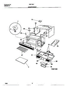 05 - Wrapper / Body parts for Frigidaire Microwave FMT116U1W0 from AppliancePartsPros.com