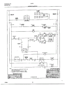 Wiring Diagram parts for Frigidaire Range 284260A from AppliancePartsPros.com