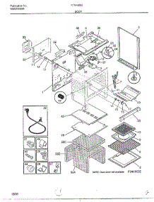 Body parts for Frigidaire Range 2883-81A from AppliancePartsPros.com