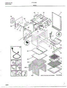 Body Page 3 parts for Frigidaire Range 2883-81A from AppliancePartsPros.com