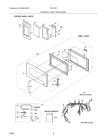 05 - Control Panel / Door / Misc parts for Frigidaire Microwave FMV156DSB from AppliancePartsPros.com