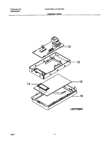 05 - Control Panel parts for Frigidaire Microwave GLMV168KB1 from AppliancePartsPros.com