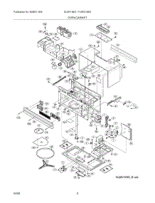 03 - Oven,Cabinet parts for Frigidaire Microwave GLMV169GQB from AppliancePartsPros.com