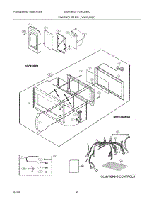 05 - Control Panel,Door,Misc. parts for Frigidaire Microwave GLMV169GQB from AppliancePartsPros.com