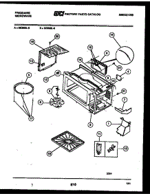 05 - Wrapper And Body Parts parts for Frigidaire Microwave MC850L6 from AppliancePartsPros.com