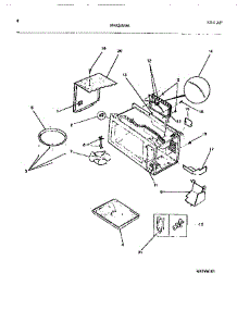 05 - Wrapper / Body parts for Frigidaire Microwave MC850P2 from AppliancePartsPros.com