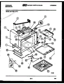 05 - Body Parts parts for Frigidaire Microwave MCT1365L2 from AppliancePartsPros.com