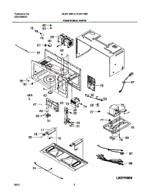 07 - Functional Parts parts for Frigidaire Microwave GLMV168KB1 from AppliancePartsPros.com