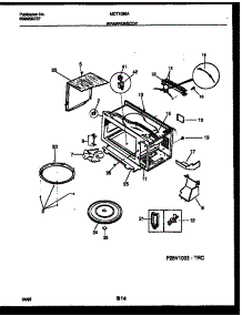 05 - Wrapper And Body Parts parts for Frigidaire Microwave MCT1085A2 from AppliancePartsPros.com
