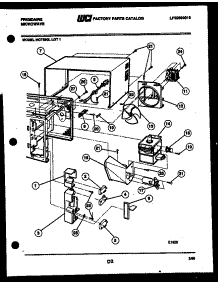 06 - Power Control parts for Frigidaire Microwave MCT590L1 from AppliancePartsPros.com