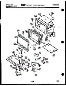 03 - Body Parts parts for Frigidaire Microwave MVH1150C2 from AppliancePartsPros.com