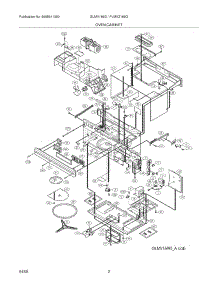 03 - Oven,Cabinet parts for Frigidaire Microwave PLMVZ169GCA from AppliancePartsPros.com