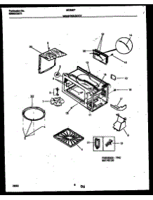 05 - Wrapper And Body Parts parts for Frigidaire Microwave MC850P11 from AppliancePartsPros.com