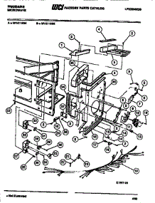 08 - System parts for Frigidaire Microwave MVH1190N from AppliancePartsPros.com