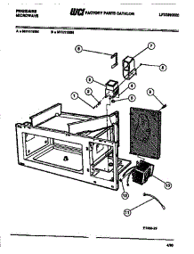 09 - System parts for Frigidaire Microwave MVH1190N from AppliancePartsPros.com