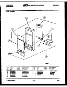 04 - Control Panel parts for Frigidaire Microwave MCT690N from AppliancePartsPros.com
