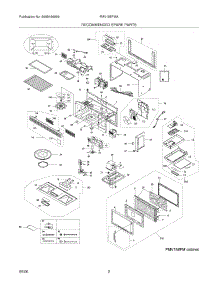 03 - Spare Parts parts for Frigidaire Microwave FMV158FMA from AppliancePartsPros.com