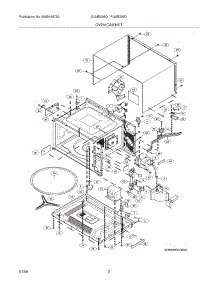 03 - Oven / Cabinet parts for Frigidaire Microwave GLMB209DSB from AppliancePartsPros.com