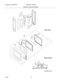 05 - Control / Panel / Door / Misc parts for Frigidaire Microwave GLMB209DSB from AppliancePartsPros.com