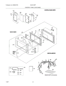 05 - Control Panel / Door parts for Frigidaire Microwave GLMV169FPBB from AppliancePartsPros.com