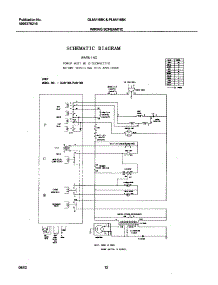 12 - Wiring Schematic parts for Frigidaire Microwave GLMV168KS2 from AppliancePartsPros.com