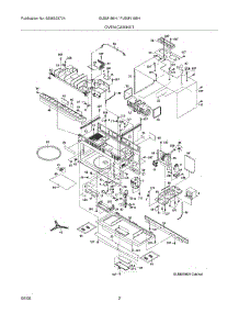 03 - Oven,Cabinet parts for Frigidaire Microwave GLBM188HSA from AppliancePartsPros.com