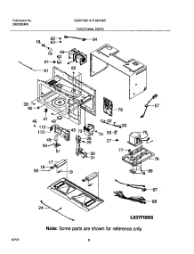 07 - Functional Parts parts for Frigidaire Microwave GLMV168CQ1 from AppliancePartsPros.com