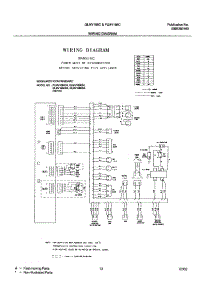 13 - Wiring Diagram parts for Frigidaire Microwave GLMV168CQ1 from AppliancePartsPros.com