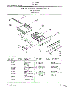 Broiler Pan parts for Frigidaire Range 2811 from AppliancePartsPros.com