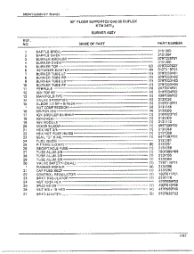 30" Floor / Burner Assy Page 2 parts for Frigidaire Range 2477A from AppliancePartsPros.com