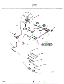 Burner parts for Frigidaire Range 2823 from AppliancePartsPros.com