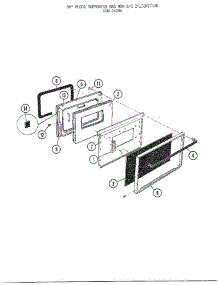 30" Floor / Oven Door parts for Frigidaire Range 2428A from AppliancePartsPros.com