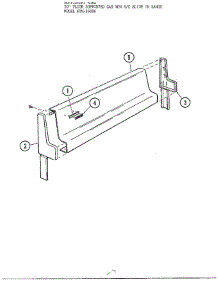 30" Gas Range Backguard parts for Frigidaire Range 2509A from AppliancePartsPros.com