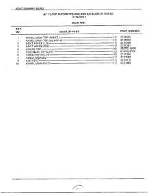30" Floor Gas / Top Page 2 parts for Frigidaire Range 2509A from AppliancePartsPros.com