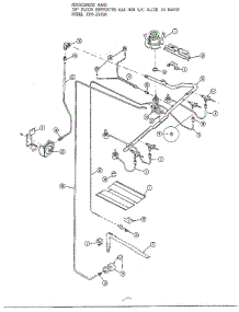 30" Floor Gas / Burner parts for Frigidaire Range 2509A from AppliancePartsPros.com