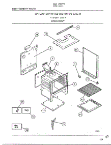 Basic Body parts for Frigidaire Range 2811 from AppliancePartsPros.com