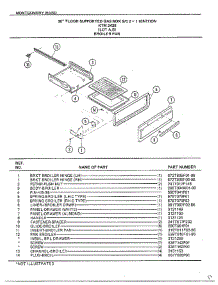 Broiler Pan parts for Frigidaire Range 2428A from AppliancePartsPros.com