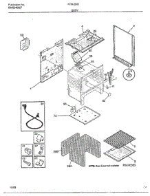Body parts for Frigidaire Range 2823 from AppliancePartsPros.com