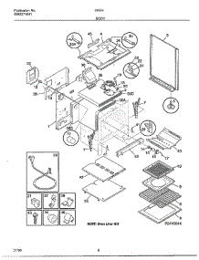 Body parts for Frigidaire Range 285640B from AppliancePartsPros.com