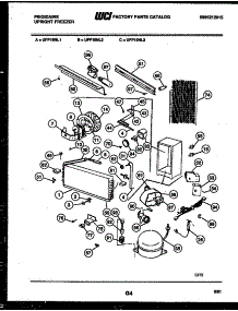 04 - System And Automatic Defrost Parts parts for Frigidaire Freezer UFP16NL3 from AppliancePartsPros.com