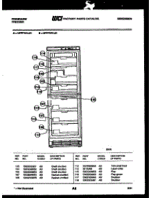 06 - Shelves And Supports parts for Frigidaire Freezer UFPF101LD1 from AppliancePartsPros.com