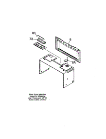Installation parts for Frigidaire Microwave CFMT144G1B1 from AppliancePartsPros.com