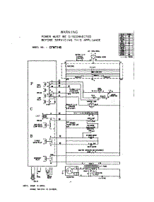 Wiring Schematic (Cmft148) parts for Frigidaire Microwave CFMT144G1B1 from AppliancePartsPros.com