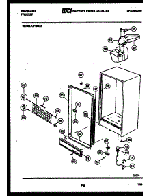 03 - Cabinet Parts parts for Frigidaire Freezer UF16NL2 from AppliancePartsPros.com