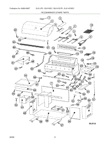 03 - Recommended Spare Parts parts for Frigidaire Grill GL51HONGDC from AppliancePartsPros.com