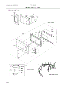 05 - Control Panel Door Misc parts for Frigidaire Microwave FMV156EMC from AppliancePartsPros.com