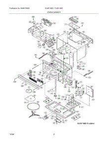 03 - Oven / Cabinet parts for Frigidaire Microwave GLMV169DSD from AppliancePartsPros.com