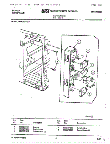 Tappan Microwave parts for Frigidaire Microwave 56-1030 from AppliancePartsPros.com