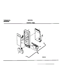 02 - Control Panel parts for Frigidaire Microwave FMT157U1W0 from AppliancePartsPros.com