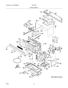 03 - Oven / Cabinet parts for Frigidaire Microwave FMV156DQD from AppliancePartsPros.com